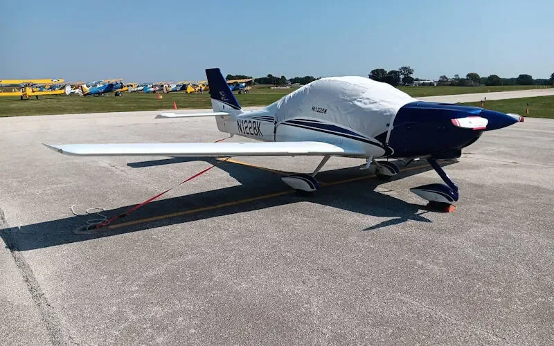 Exterior view of a 2016 Tecnam P2002 Sierra II.
