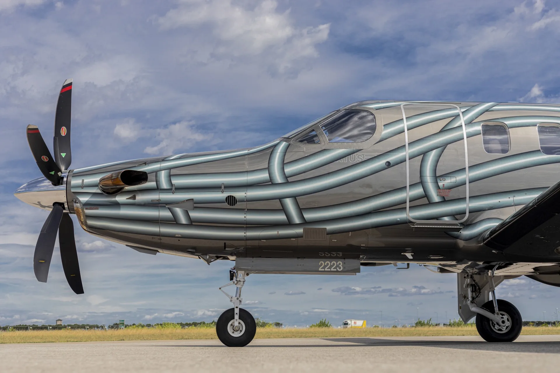Marketing image of a 2022 Pilatus PC-12 NGX.