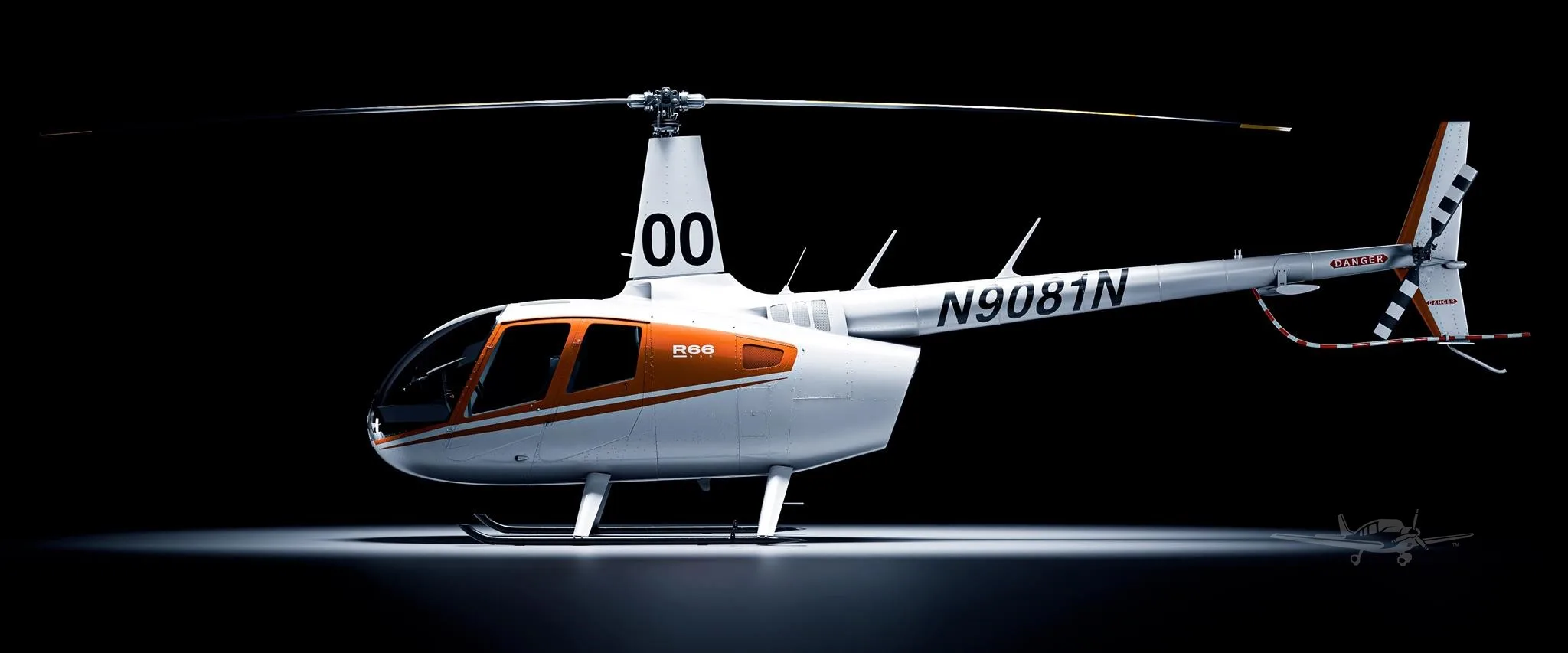 Marketing image of a 2027 ROBINSON R66 NXG.