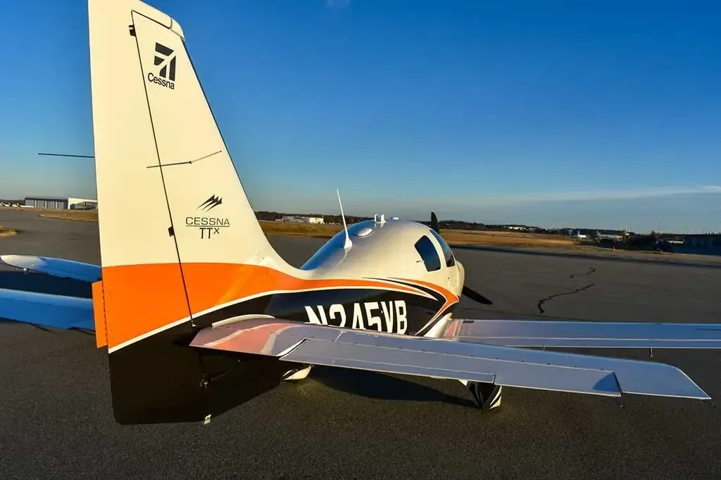 Cabin interior of a 2015 Cessna T240.