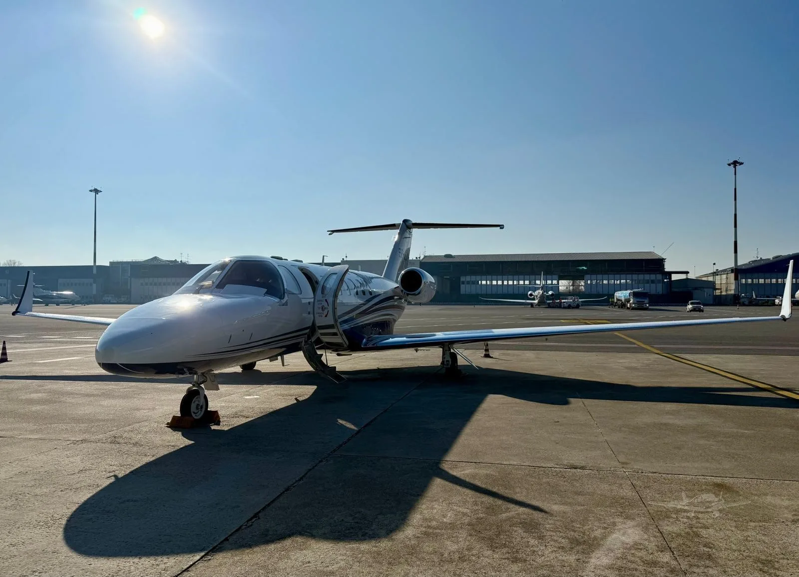 Exterior view of a 2018 CESSNA CITATION CJ3+, SP-JOY.