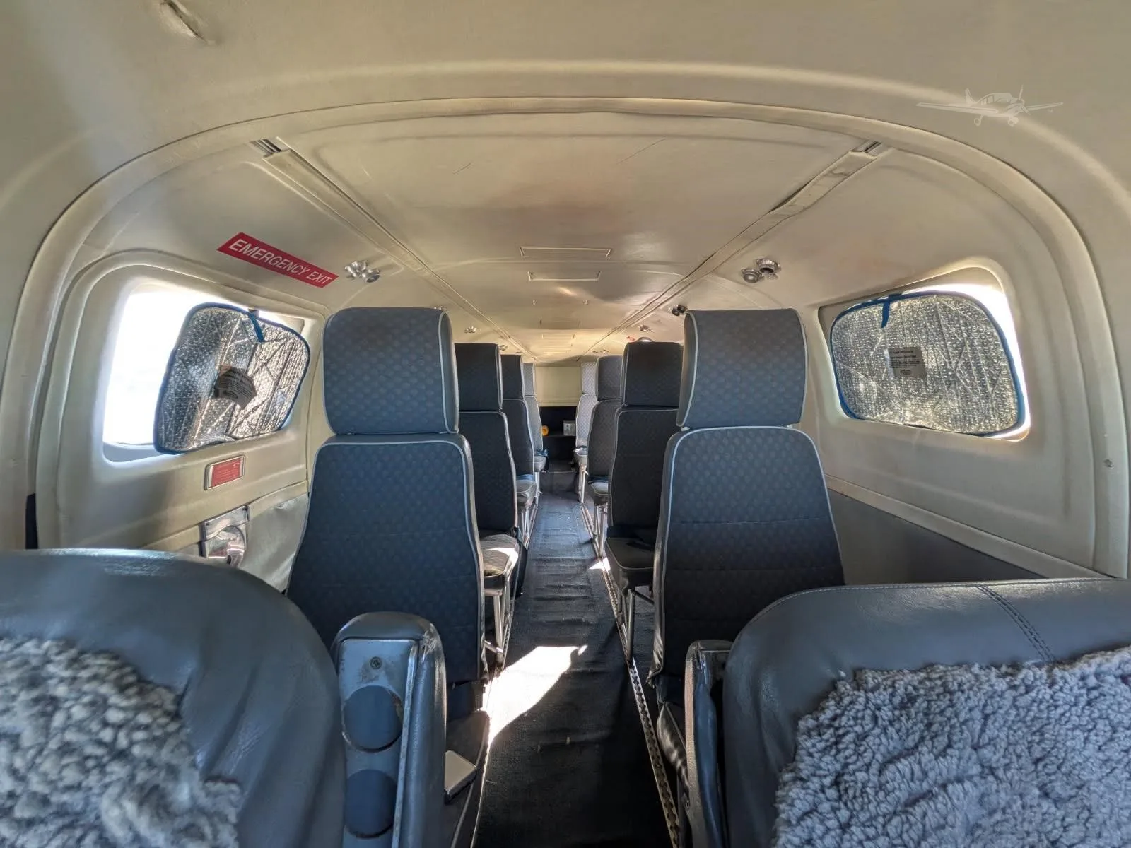 Cabin interior of a 1983 CESSNA CONQUEST II.