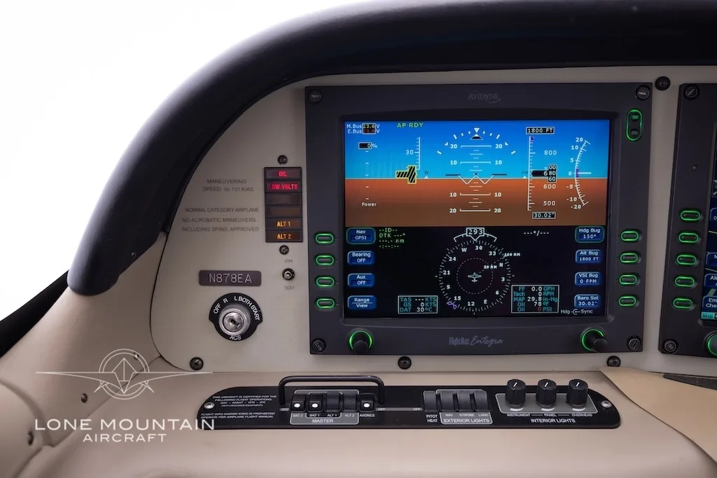 Avionics suite of a 2007 Cirrus SR20 G2.
