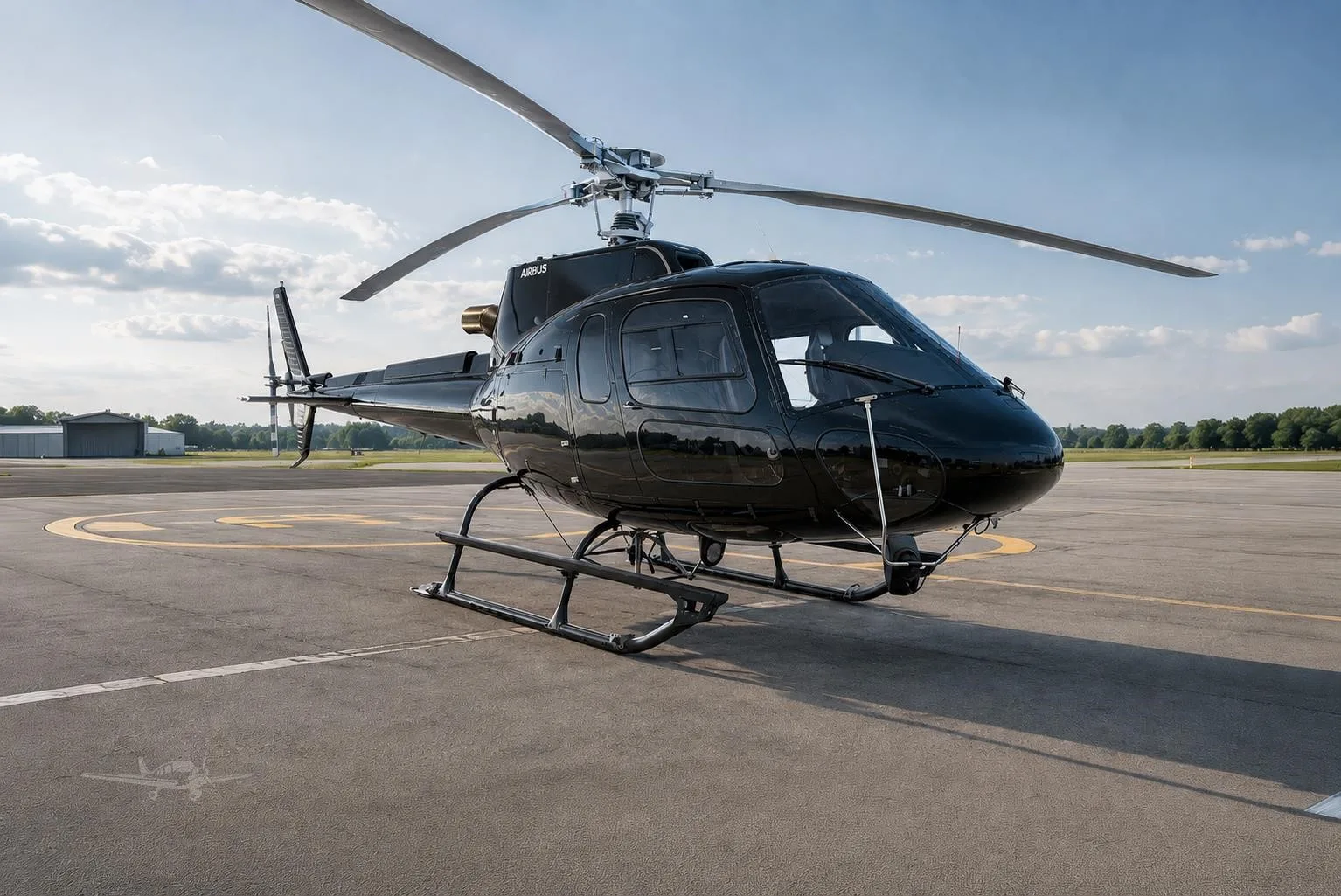Exterior view of a 2026 AIRBUS H125.