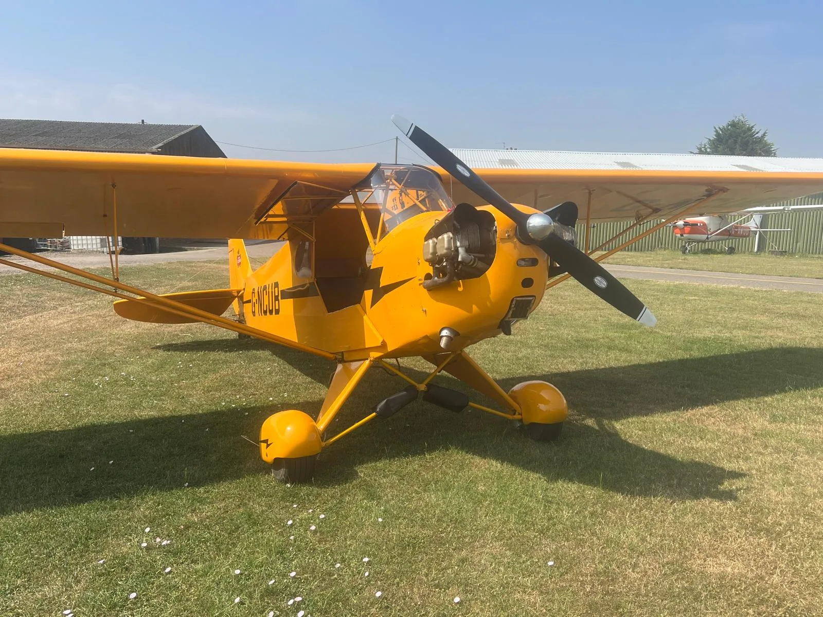 Exterior view of a 1944 Piper J3C Cub - G-NCUB - 1944 - Just Plane Trading.