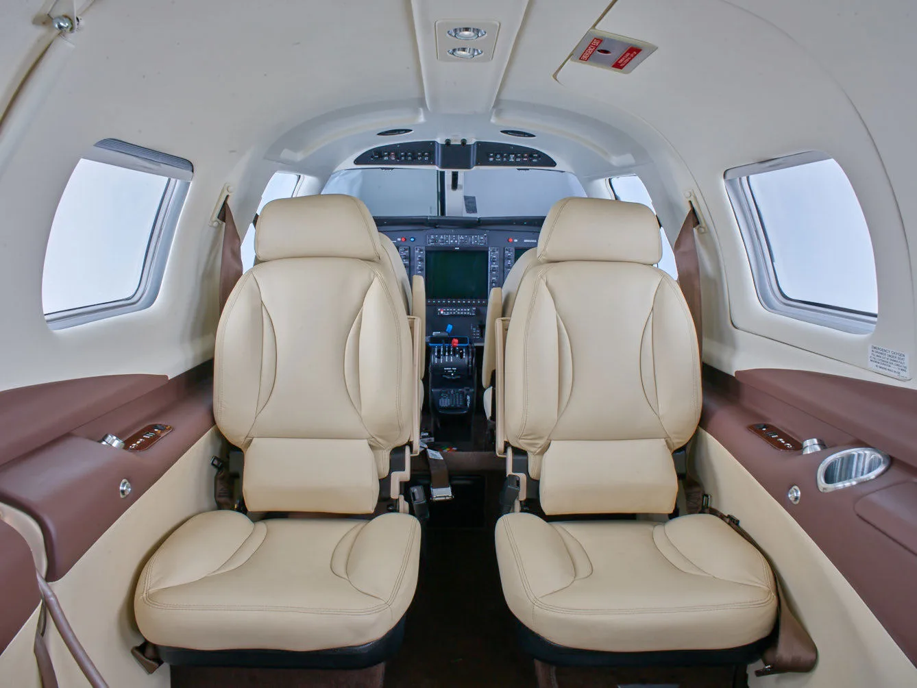 Cabin interior of a 2026 Piper PA-46 M350.