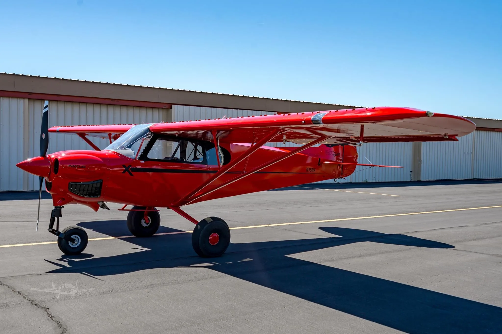 Exterior view of a 2021 CUBCRAFTERS NXCUB, N15NX.