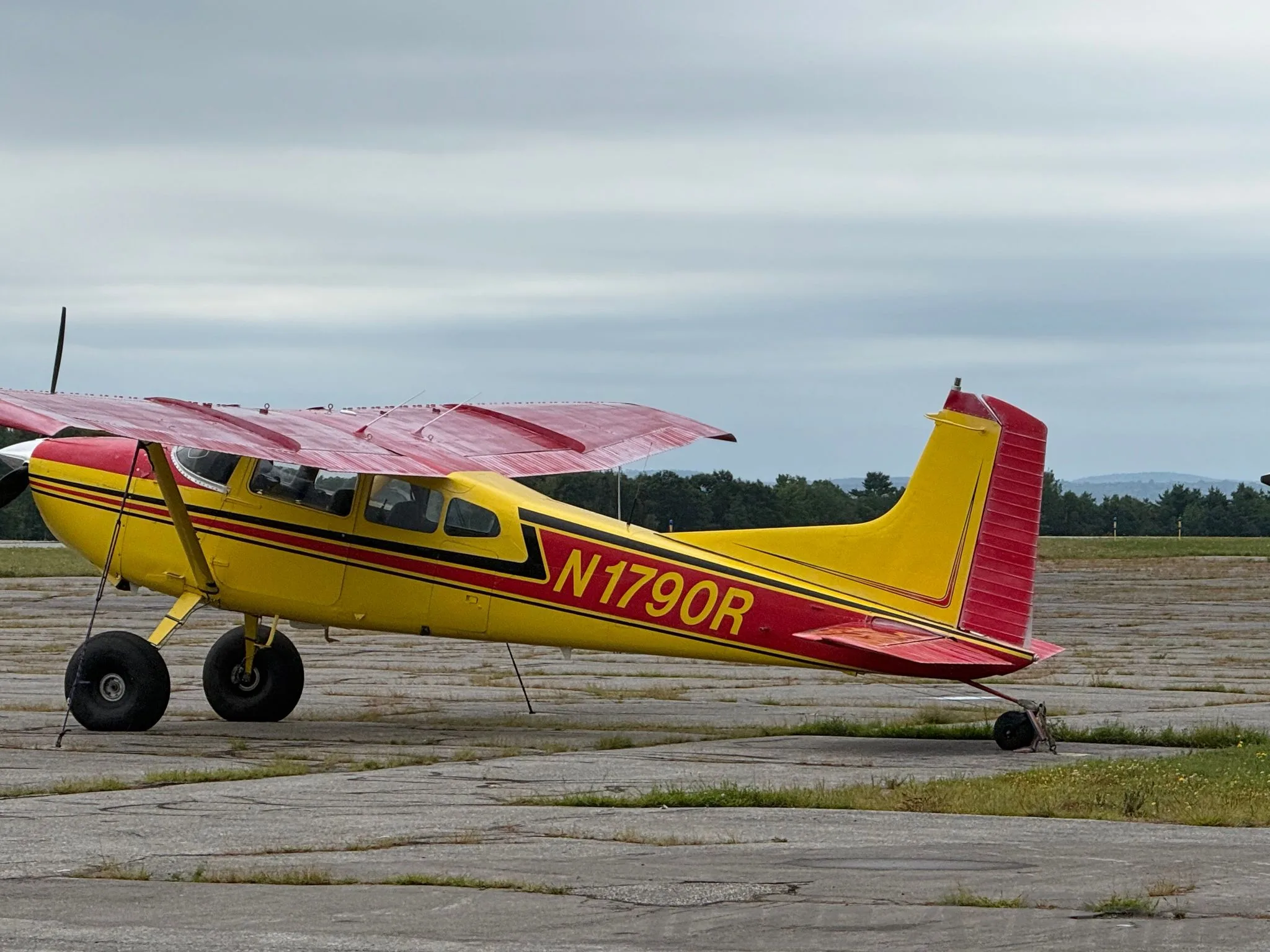 Exterior view of a 1974 CESSNA 185F, N1790R.