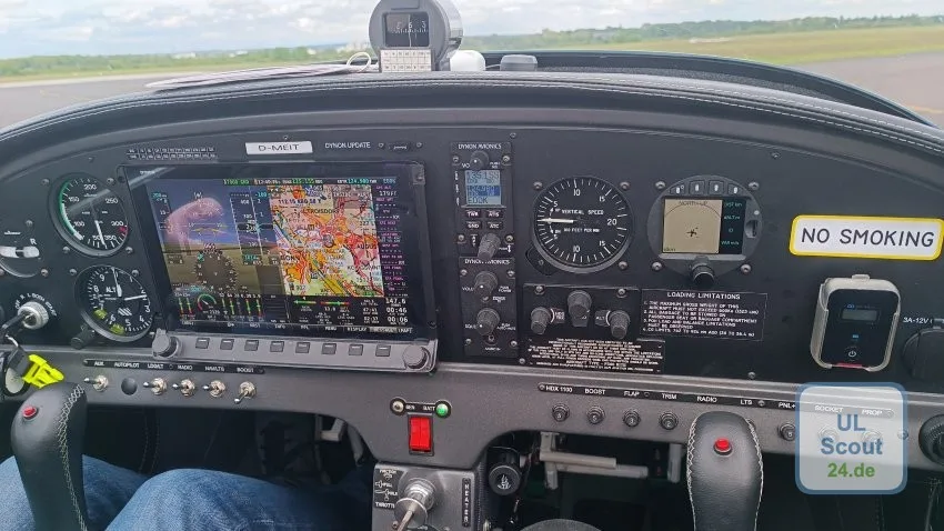 Avionics suite of a 2023 Alpi Aviation Pioneer 300 "Kite".