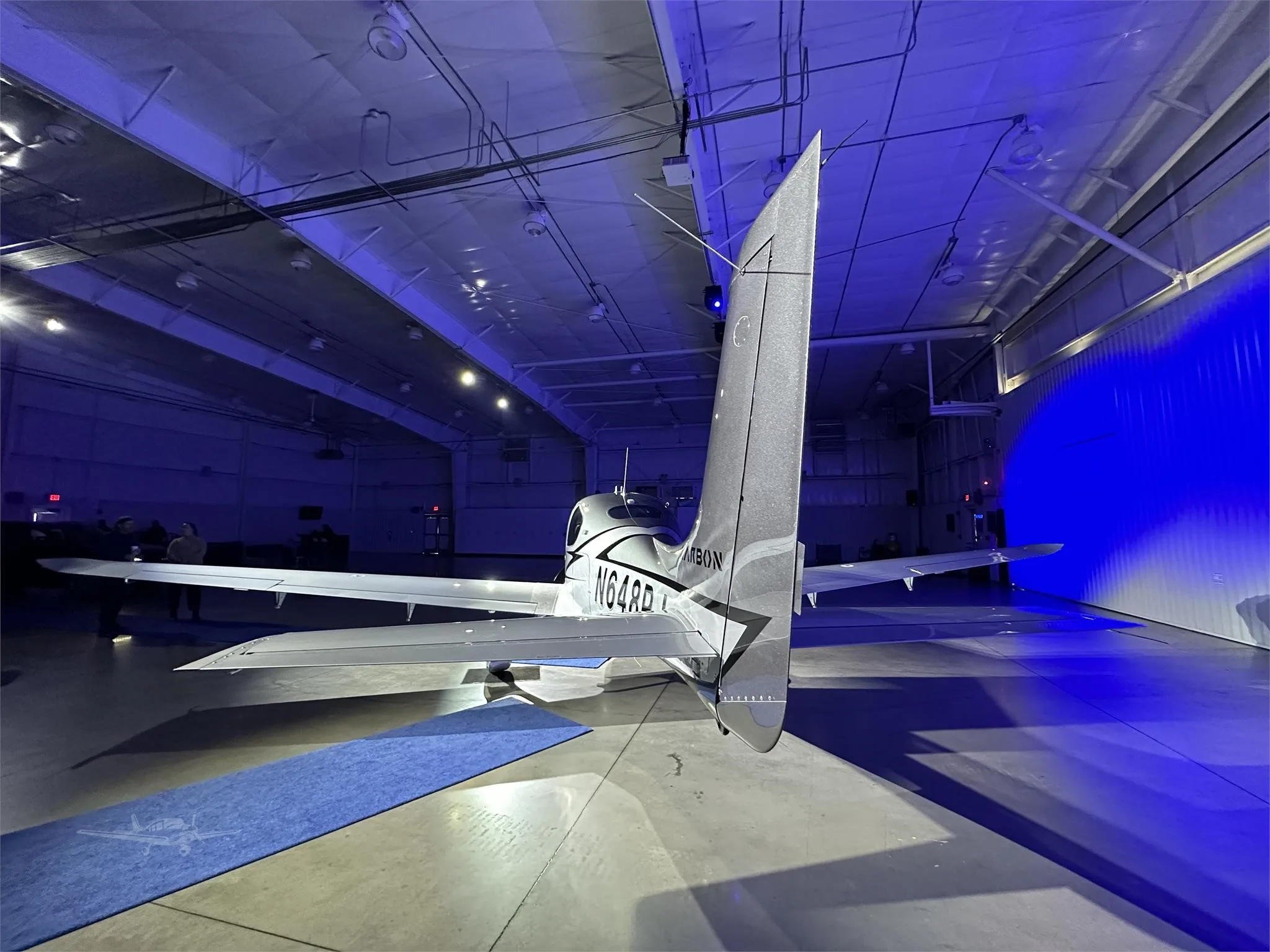 Exterior view of a 2023 CIRRUS SR22-G6 TURBO, N648RJ.