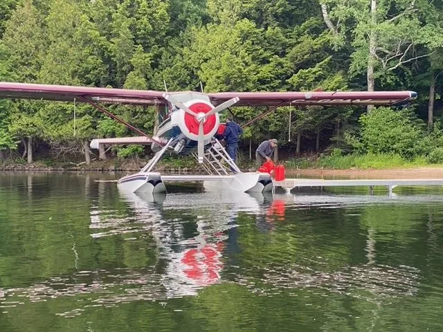 Exterior view of a 1957 DEHAVILLAND DHC-2, C-GPAM.