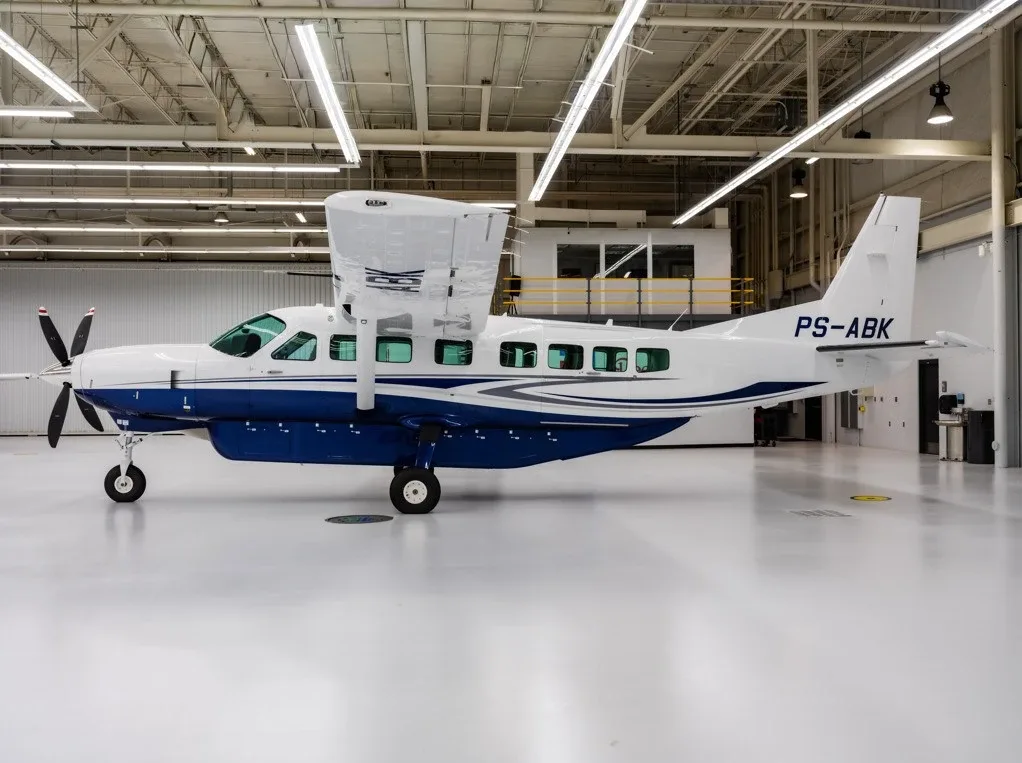 Exterior view of a 2025 Cessna Caravan 208B Grand.