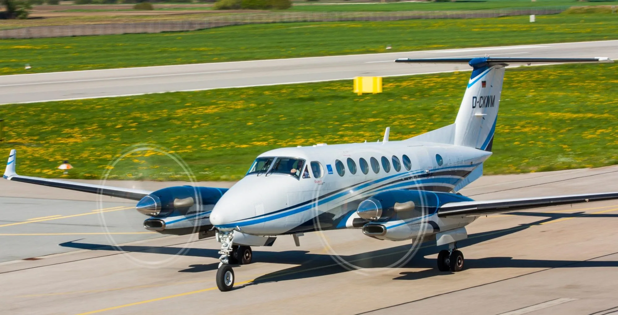 Exterior view of a 1984 Hawker King Air 300.