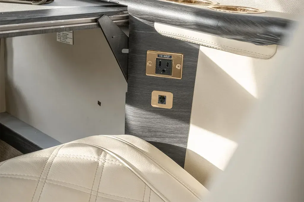Cabin interior of a 2001 Cessna Citation CJ1.