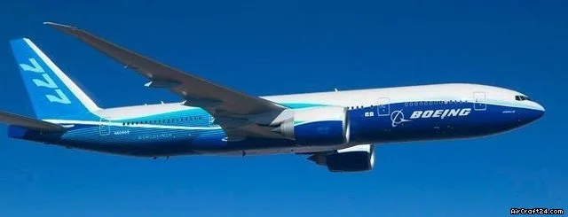 Exterior view of a 2006 Boeing B777-200LR.