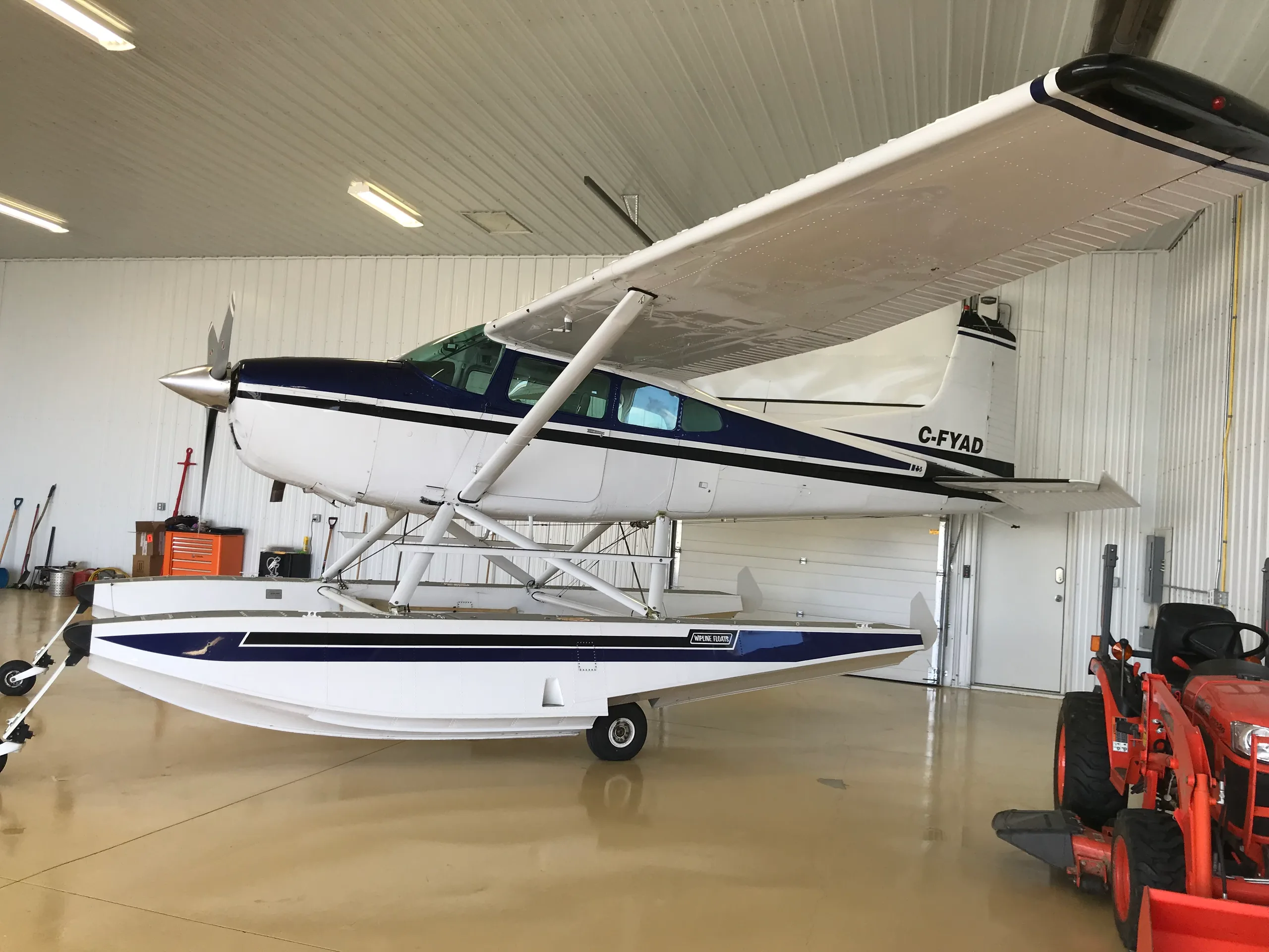 Exterior view of a 1973 Cessna 185 - Canadian Aircraft Sales.