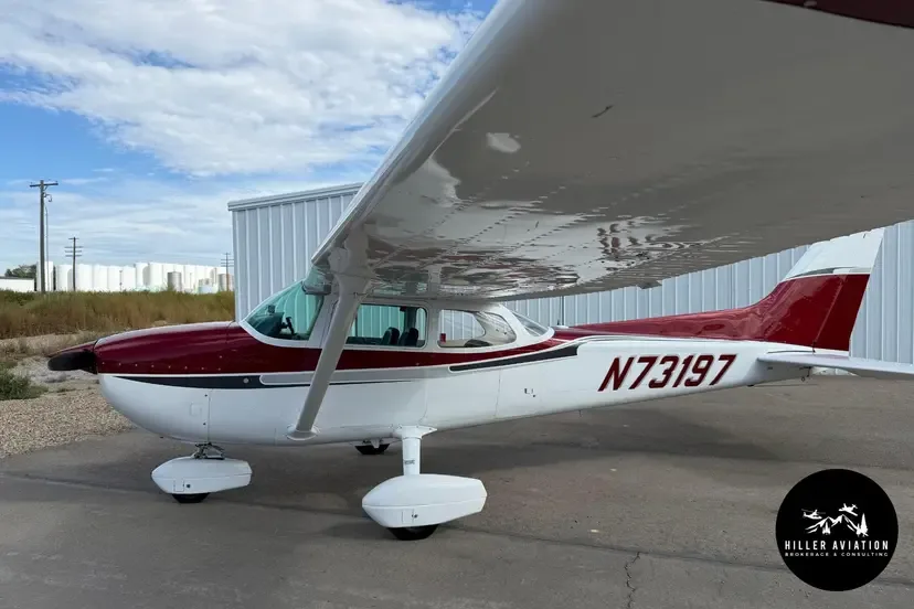 Exterior view of a 1977 Cessna 172N Skyhawk.