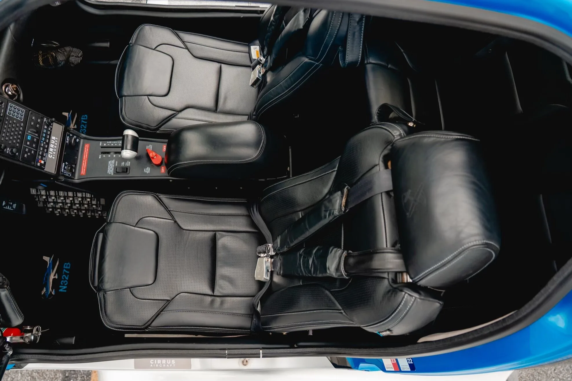 Cabin interior of a 2016 Cirrus SR22T.