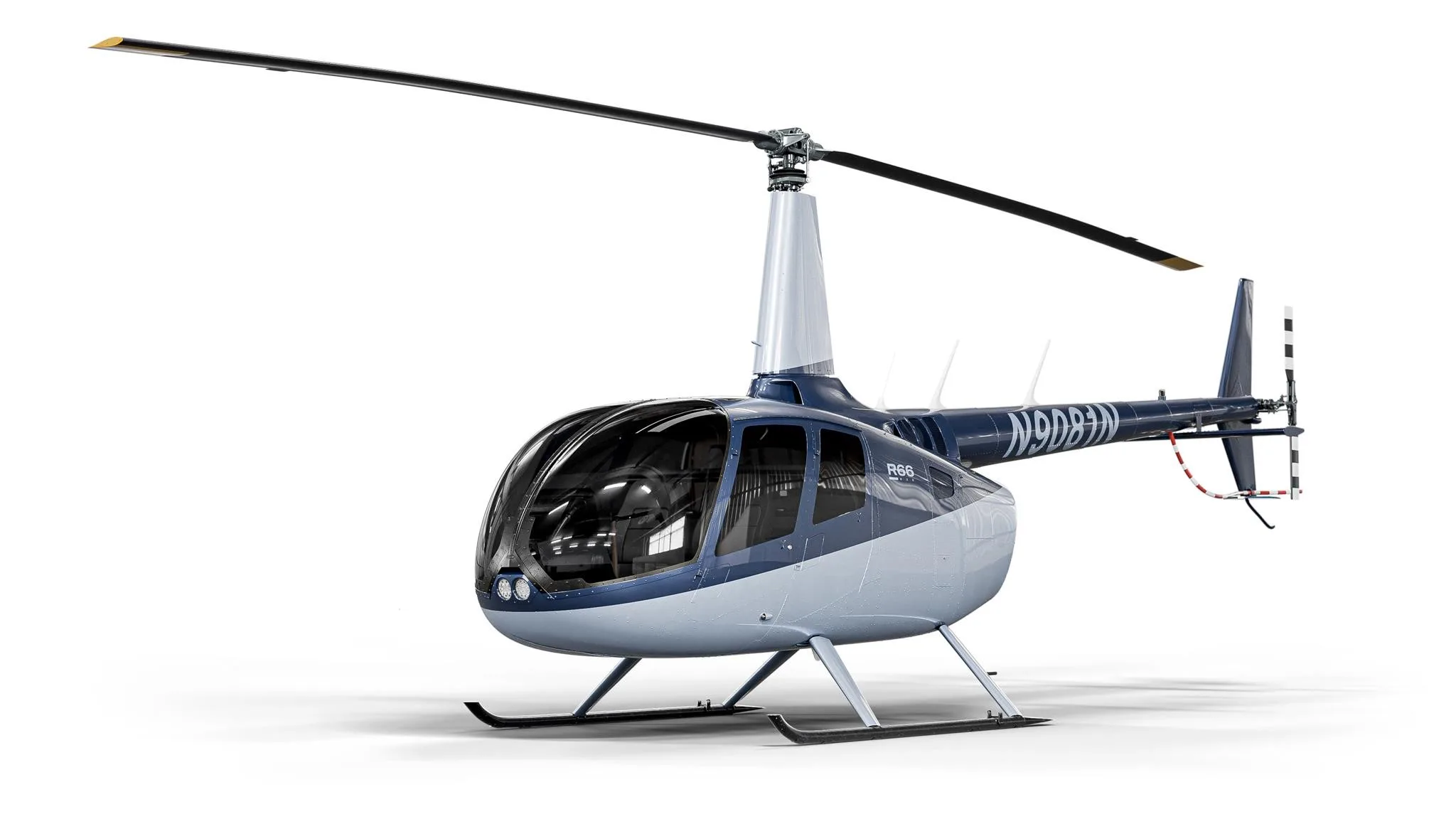Marketing image of a 2027 ROBINSON R66.