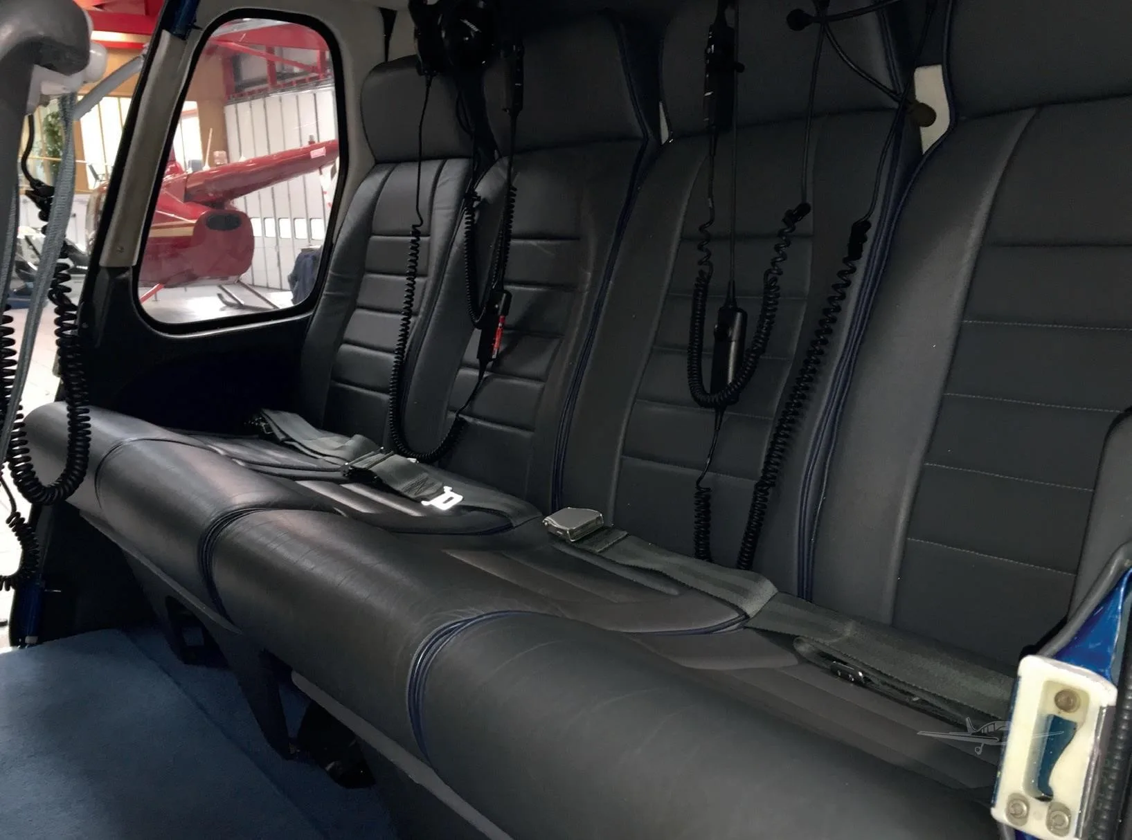 Cabin interior of a 1983 EUROCOPTER AS355F-1.