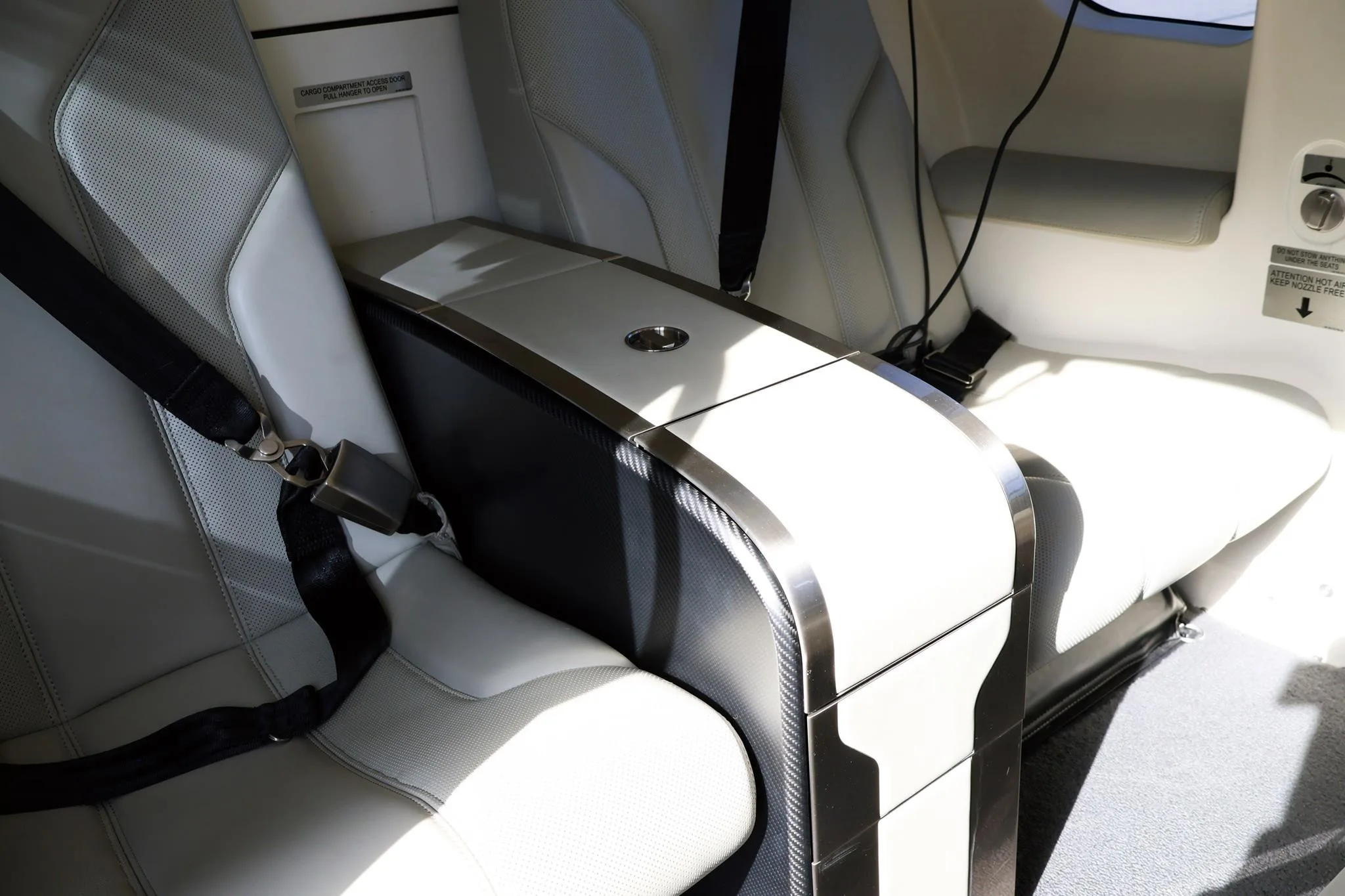 Cabin interior of a 2023 AIRBUS H135T3.
