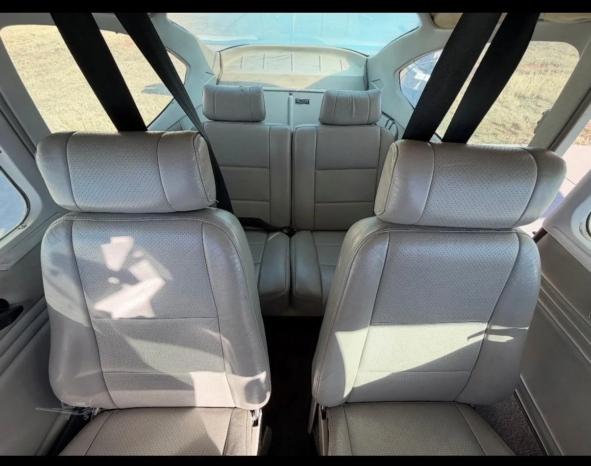 Cabin interior of a 1967 CESSNA 182 SKYLANE.