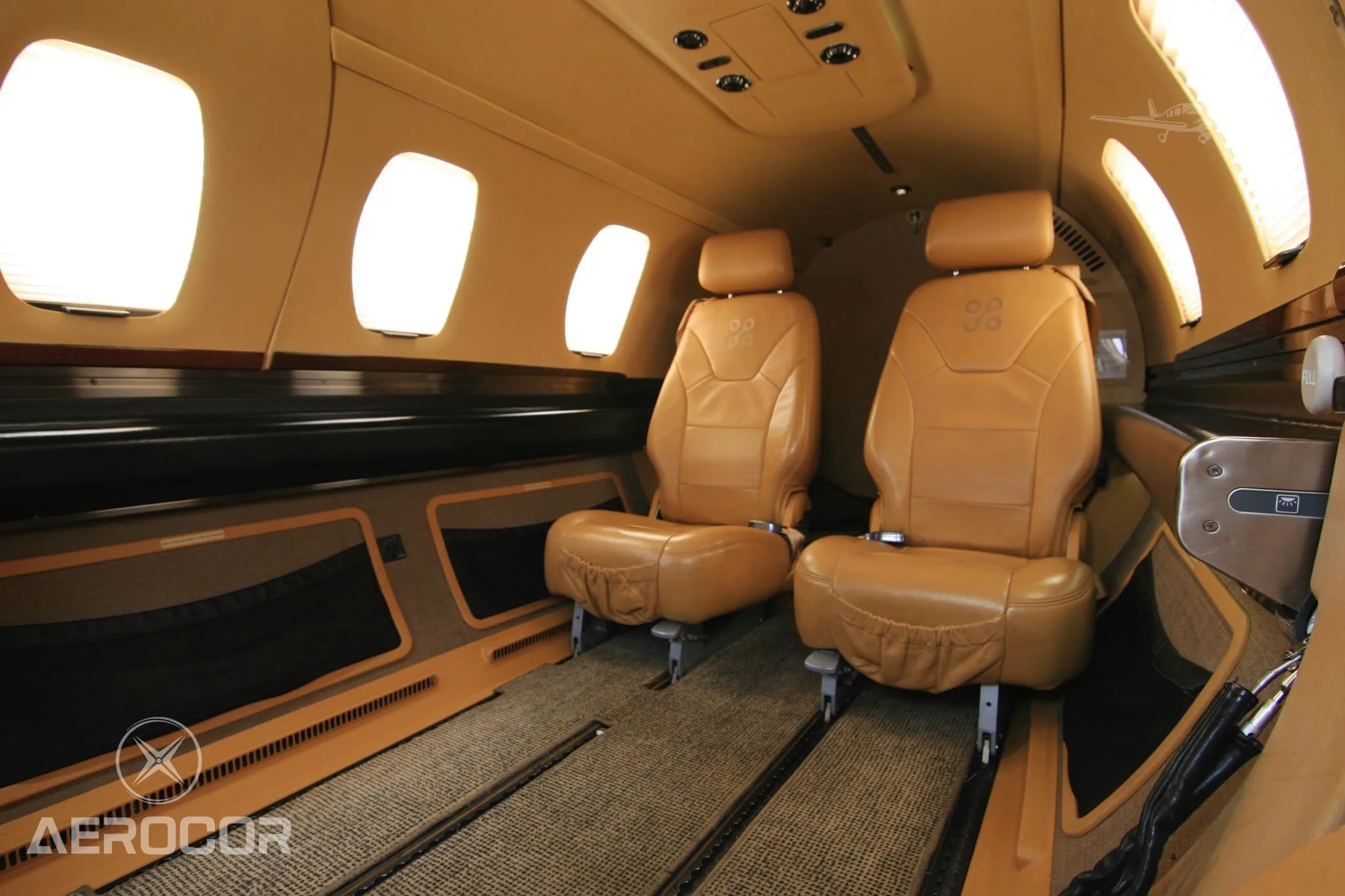 Cabin interior of a 2008 ECLIPSE 500.