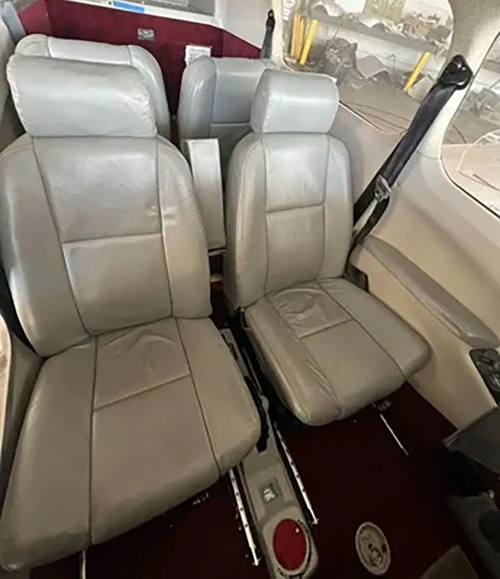 Cabin interior of a 1966 Mooney M20C.