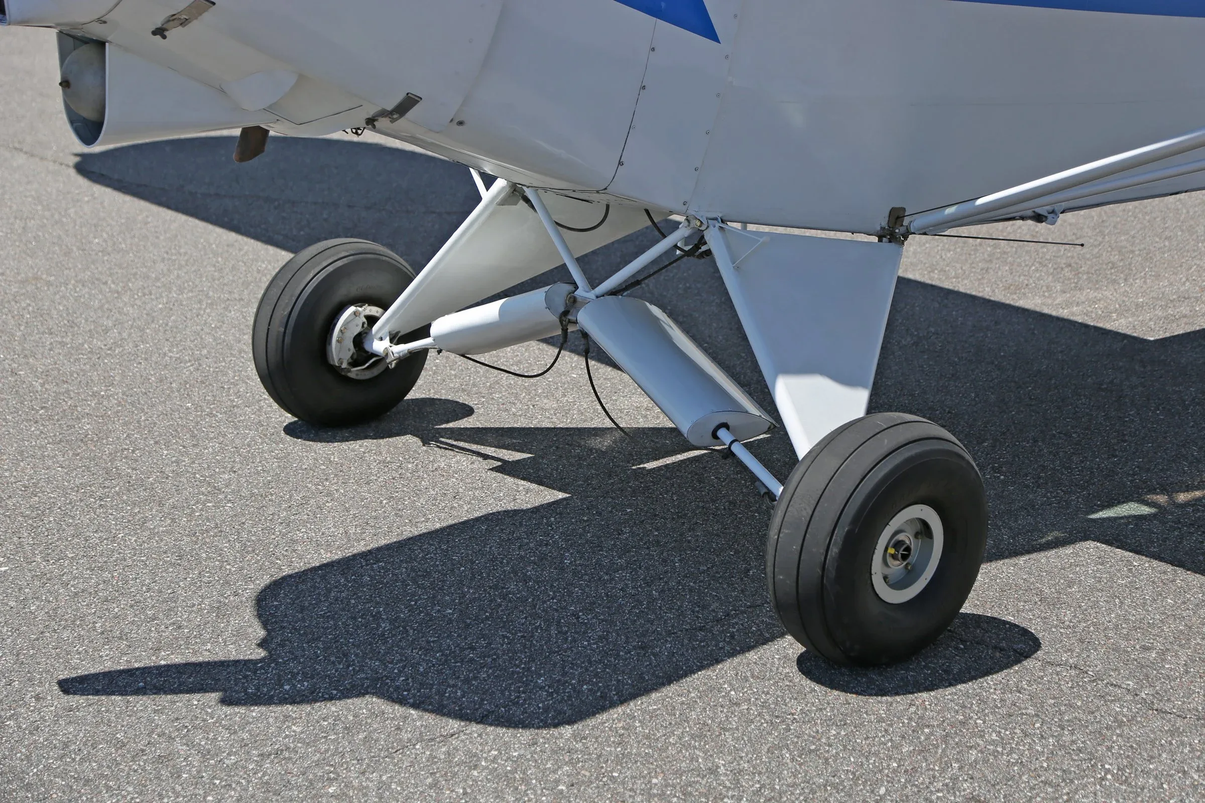 Exterior view of a 1981 Piper Super Cub.