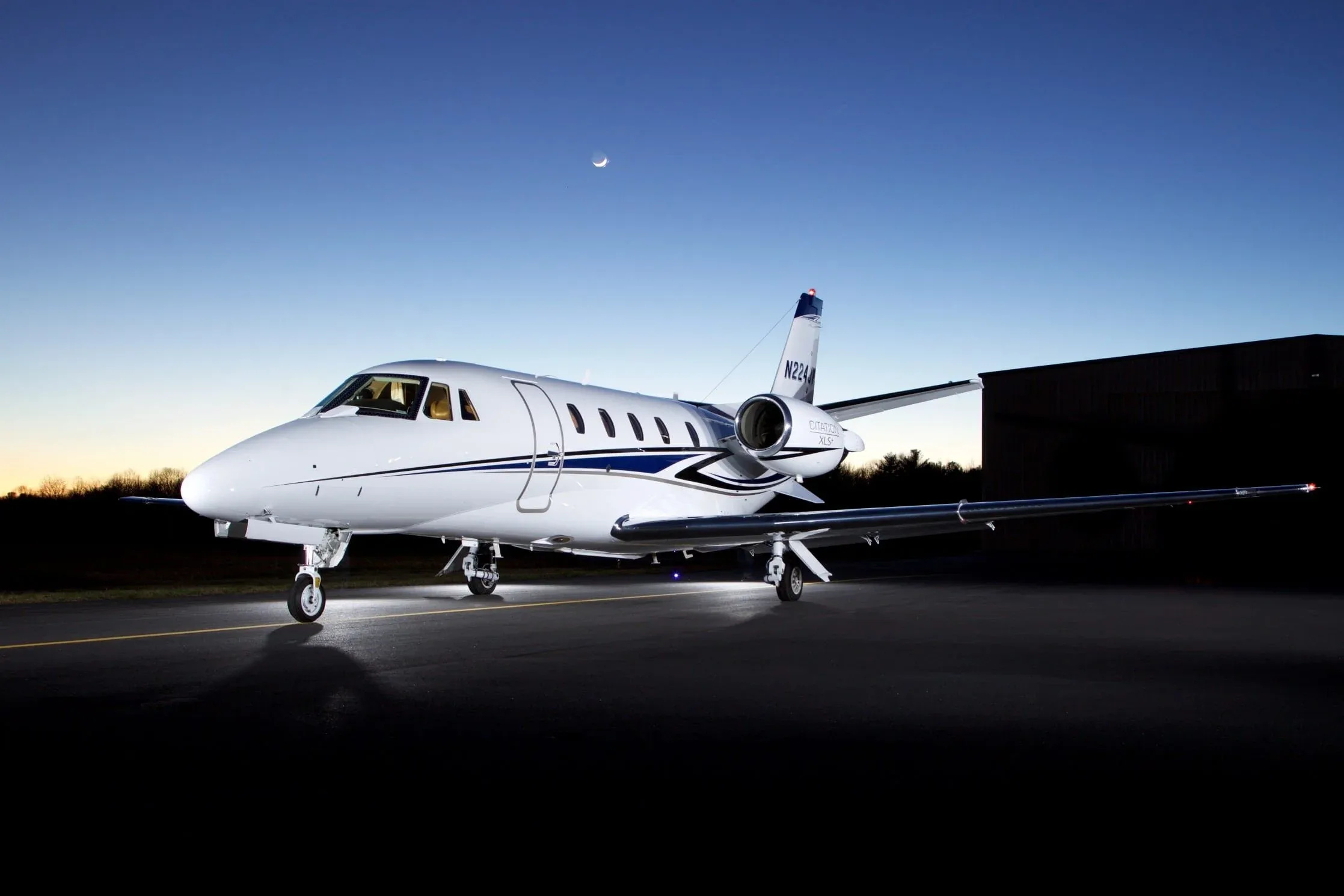 Exterior view of a 2012 Cessna CITATION XLS+ — Carolina Jet.