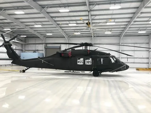 Exterior view of a 1980 SIKORSKY UH-60A BLACK HAWK.
