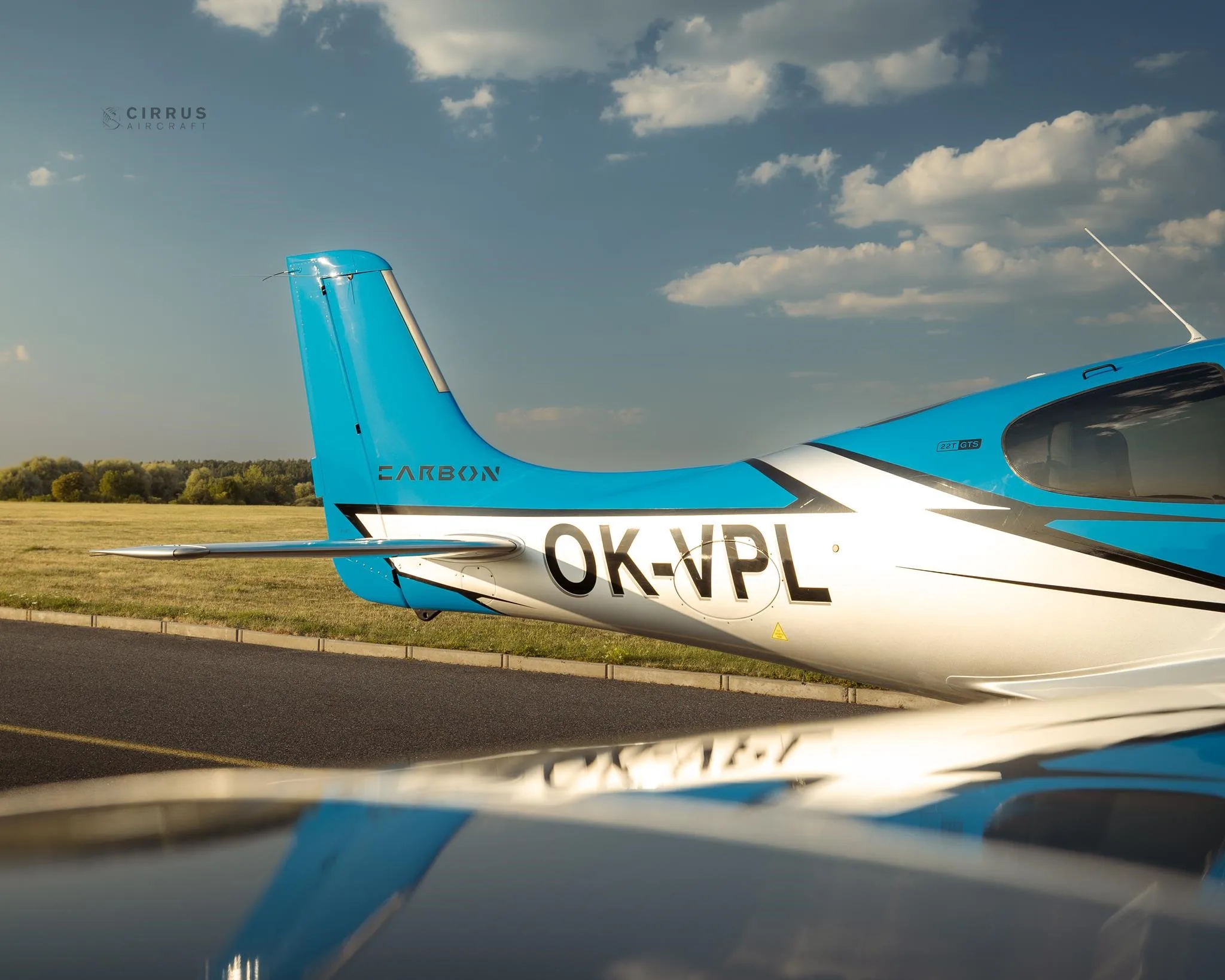 Exterior view of a 2022 CIRRUS SR22-G6 TURBO.