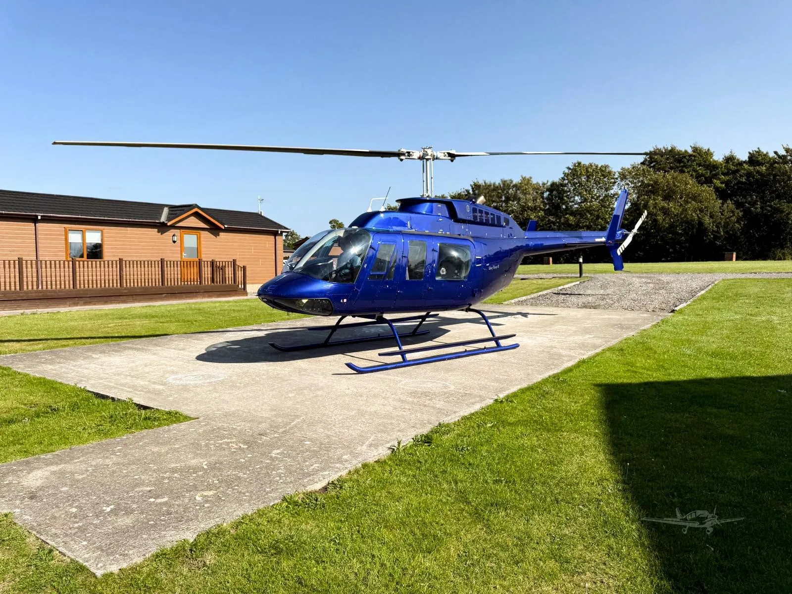 Exterior view of a 1990 BELL 206L-3.