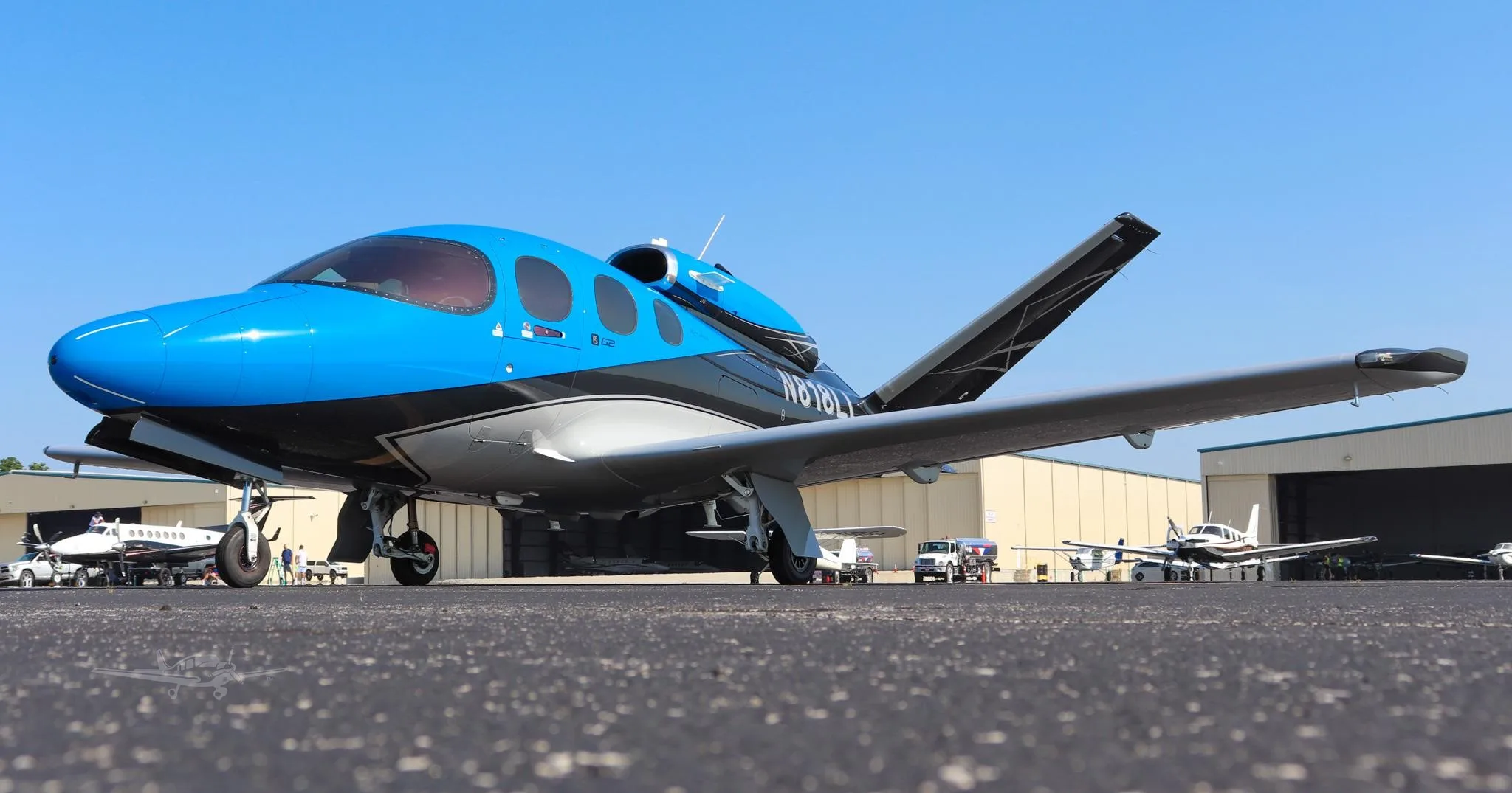 Marketing image of a 2021 CIRRUS VISION SF50-G2+.