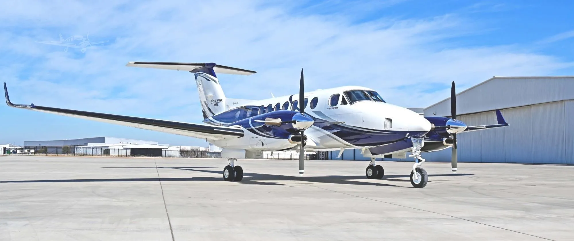 Exterior view of a 2016 BEECHCRAFT KING AIR 350I.