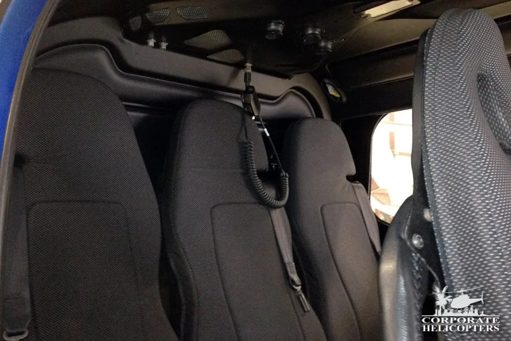 Cabin interior of a 2001 Eurocopter EC120.