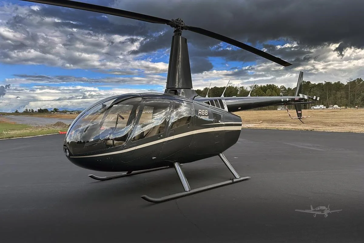 Marketing image of a 2012 ROBINSON R66.