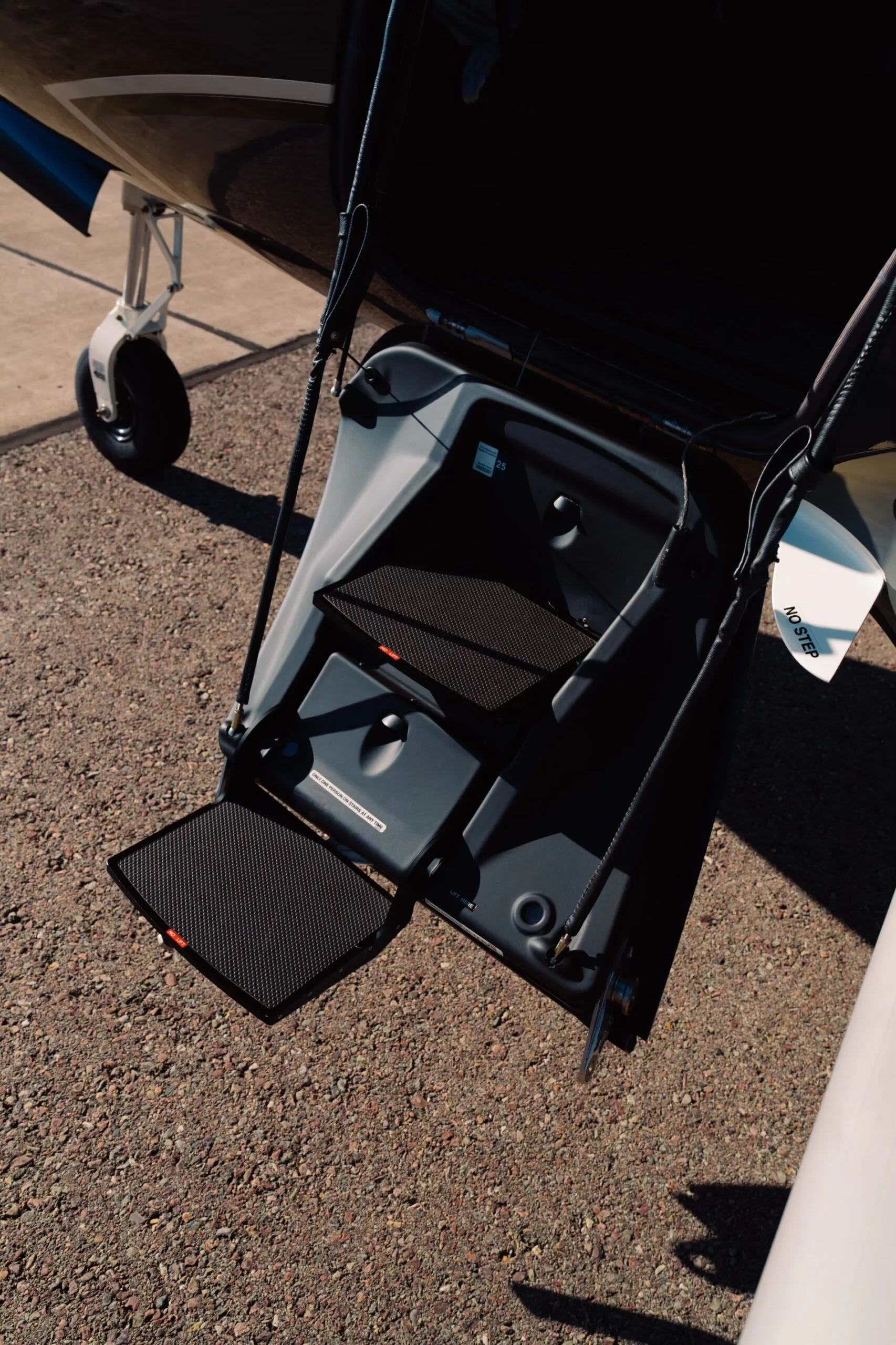 Exterior view of a Cirrus SF50-G2+ Elite.