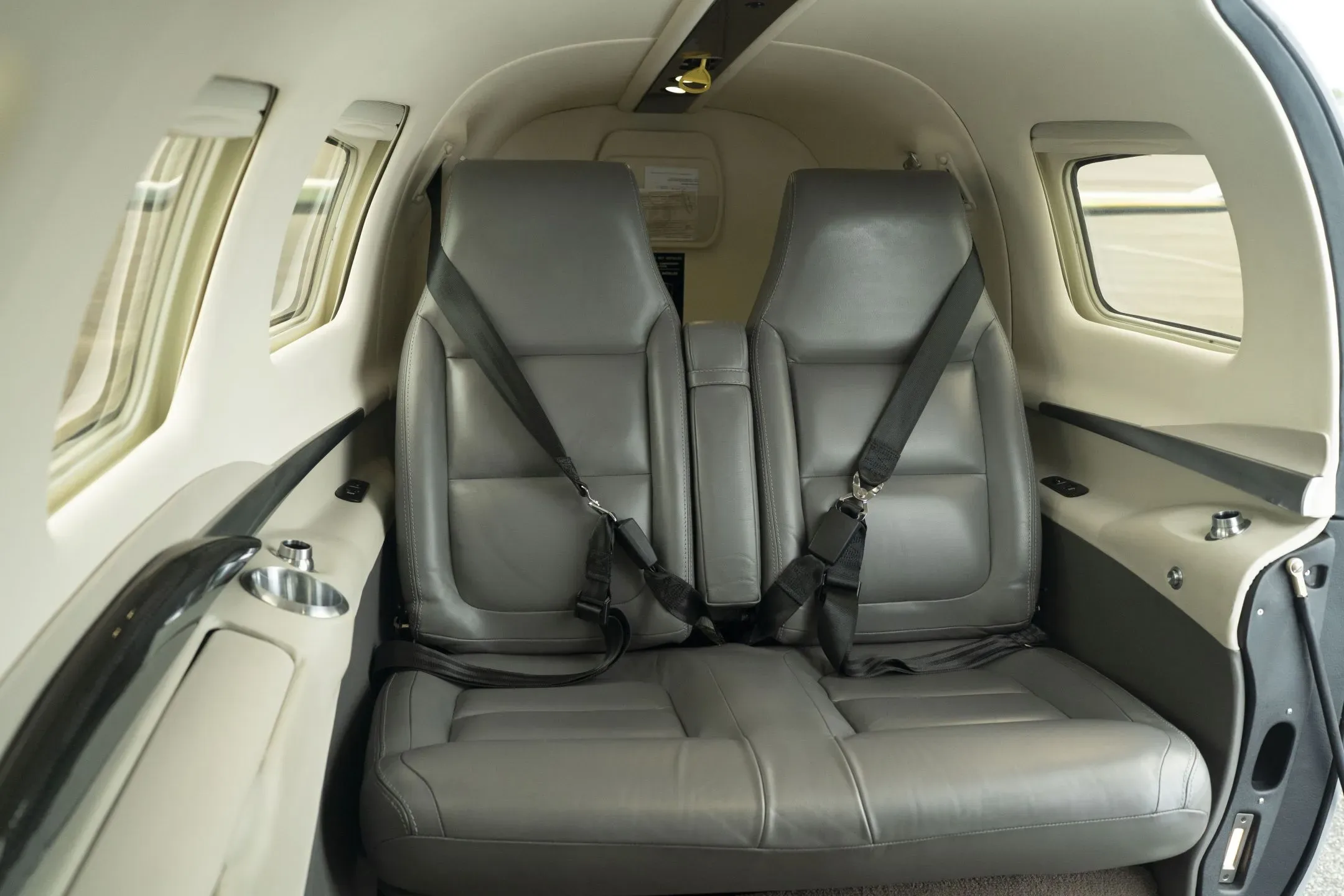 Cabin interior of a 2025 Piper M350.