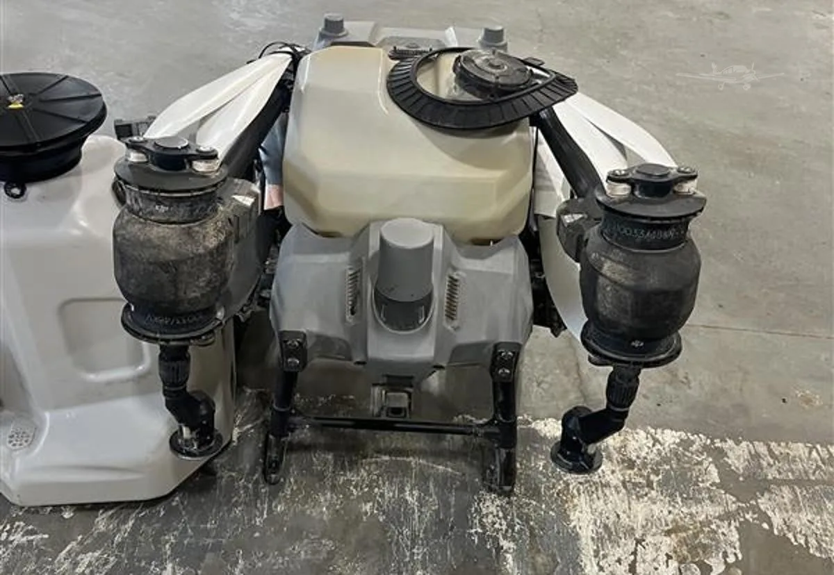 Engine detail of a 2024 DJI AGRAS T40.
