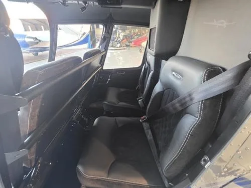 Cabin interior of a 2007 ROBINSON R44 RAVEN II.