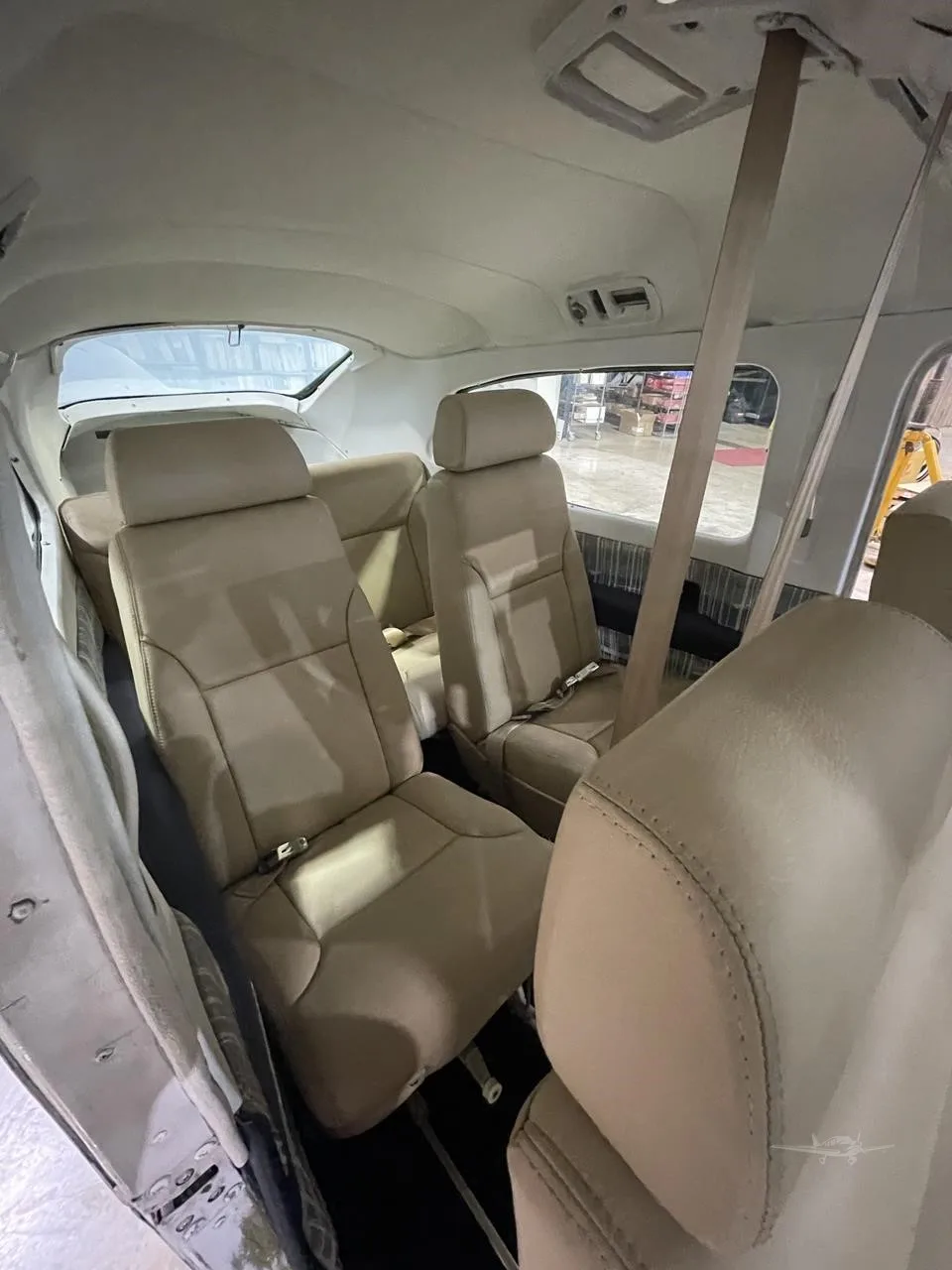 Cabin interior of a 1976 CESSNA 210L.