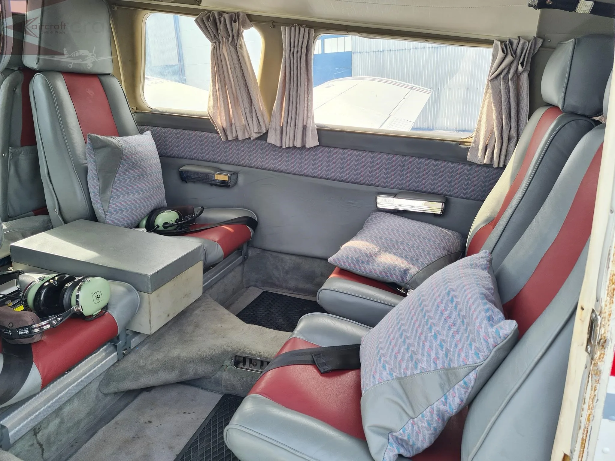Cabin interior of a 1978 PIPER SENECA II.