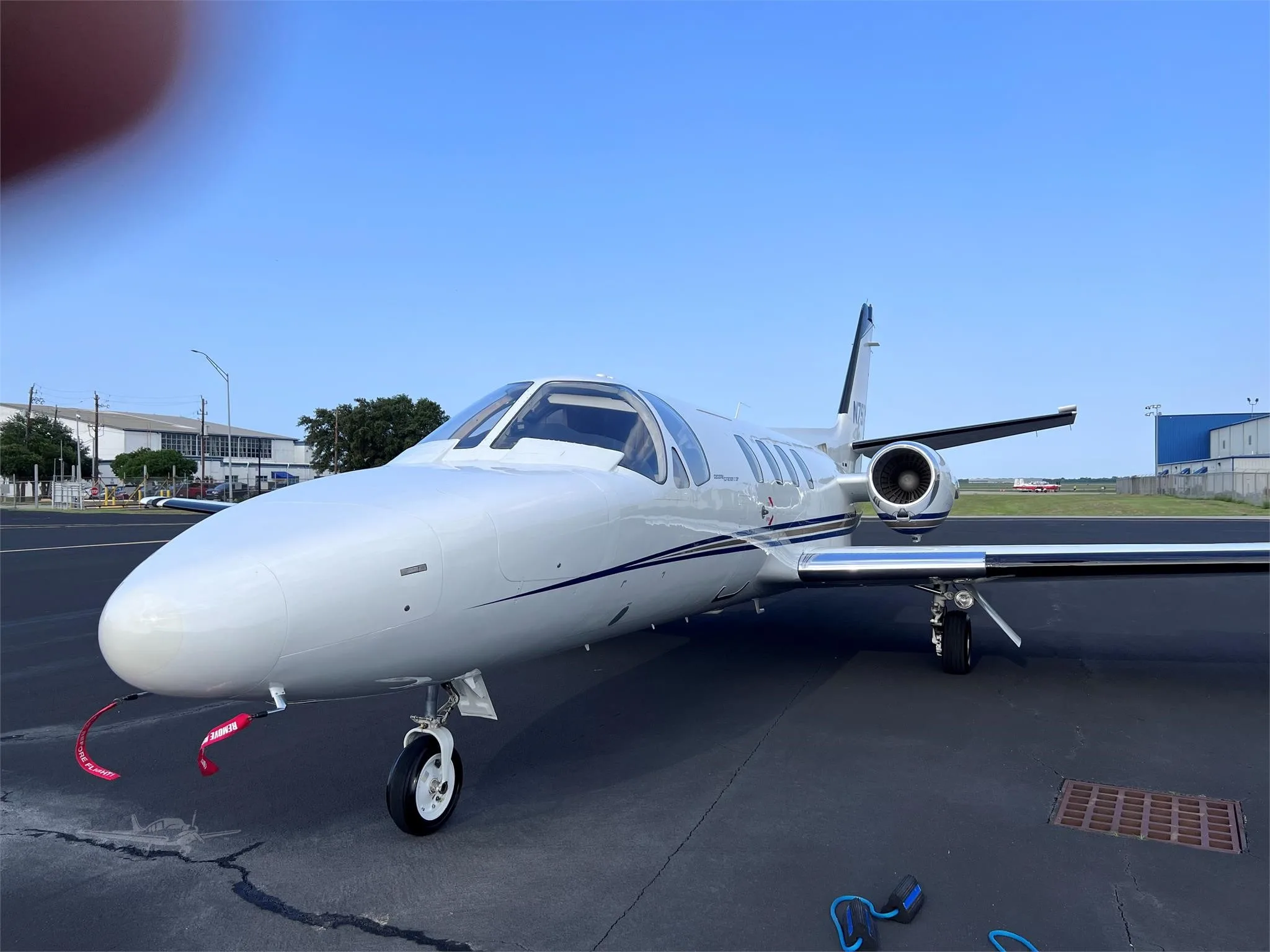 Exterior view of a 1980 CESSNA CITATION ISP, N797SE.