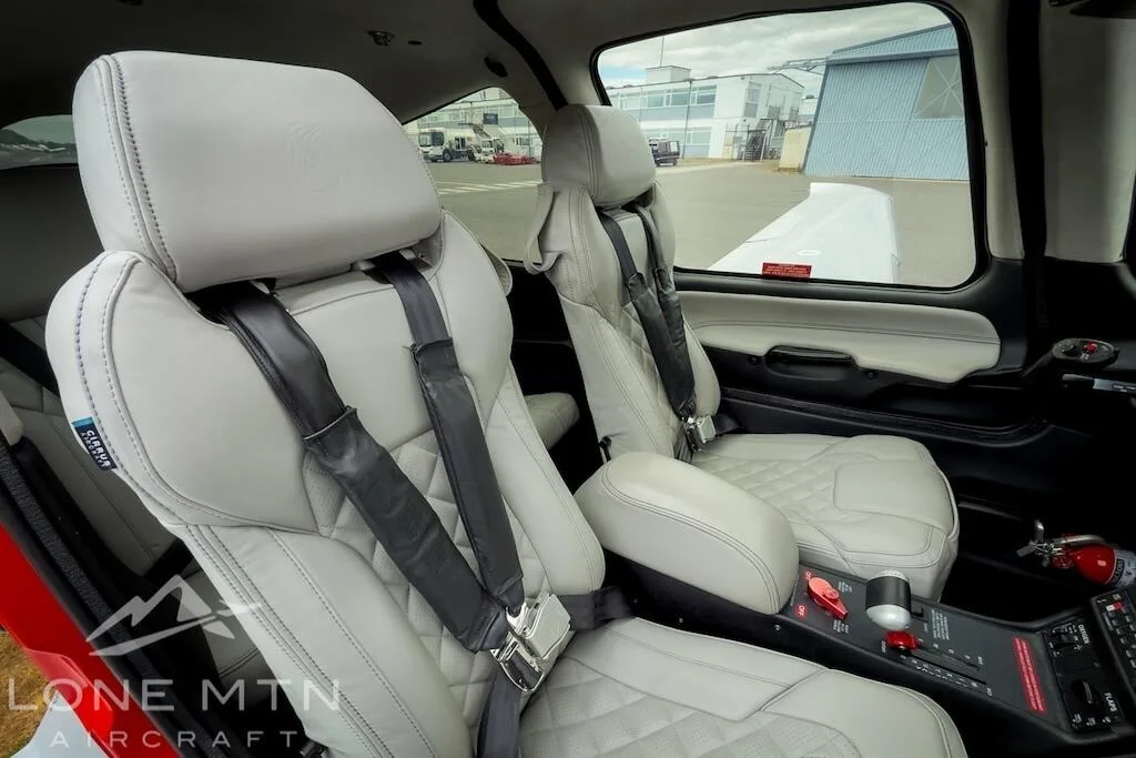 Cabin interior of a 2018 Cirrus SR22T G6.