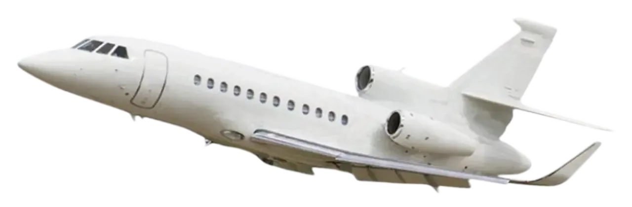 Marketing image of a Dassault Falcon 900EX Easy.