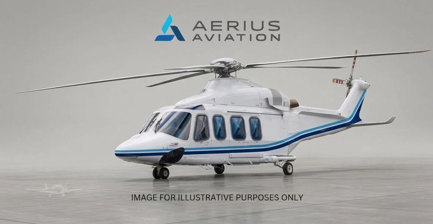 Marketing image of a 2014 LEONARDO AW139.