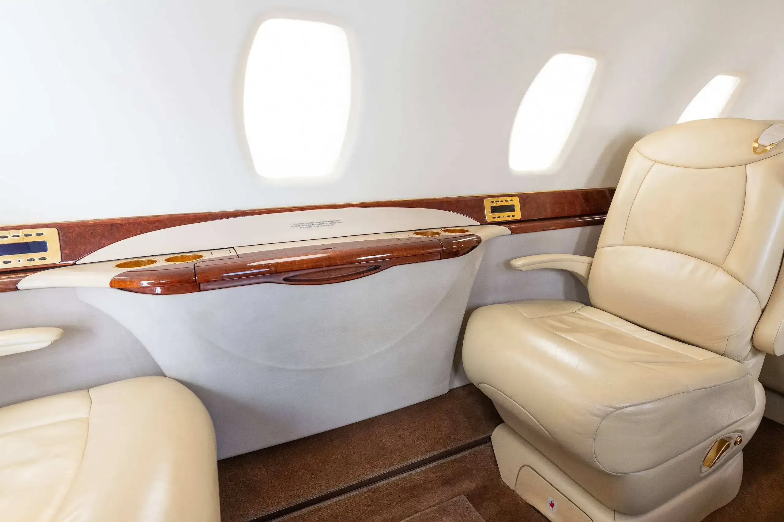 Cabin interior of a 2004 Cessna Citation.
