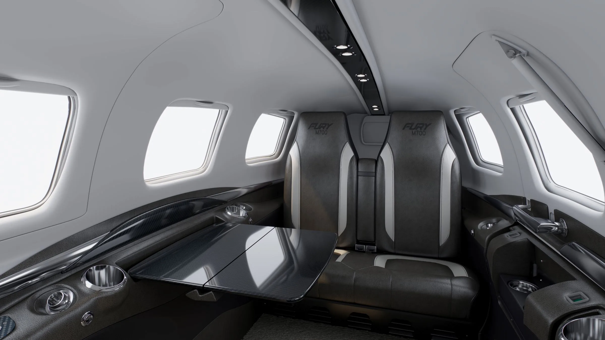 Cabin interior of a 2027 Piper PA-46-701TP M700 Fury.