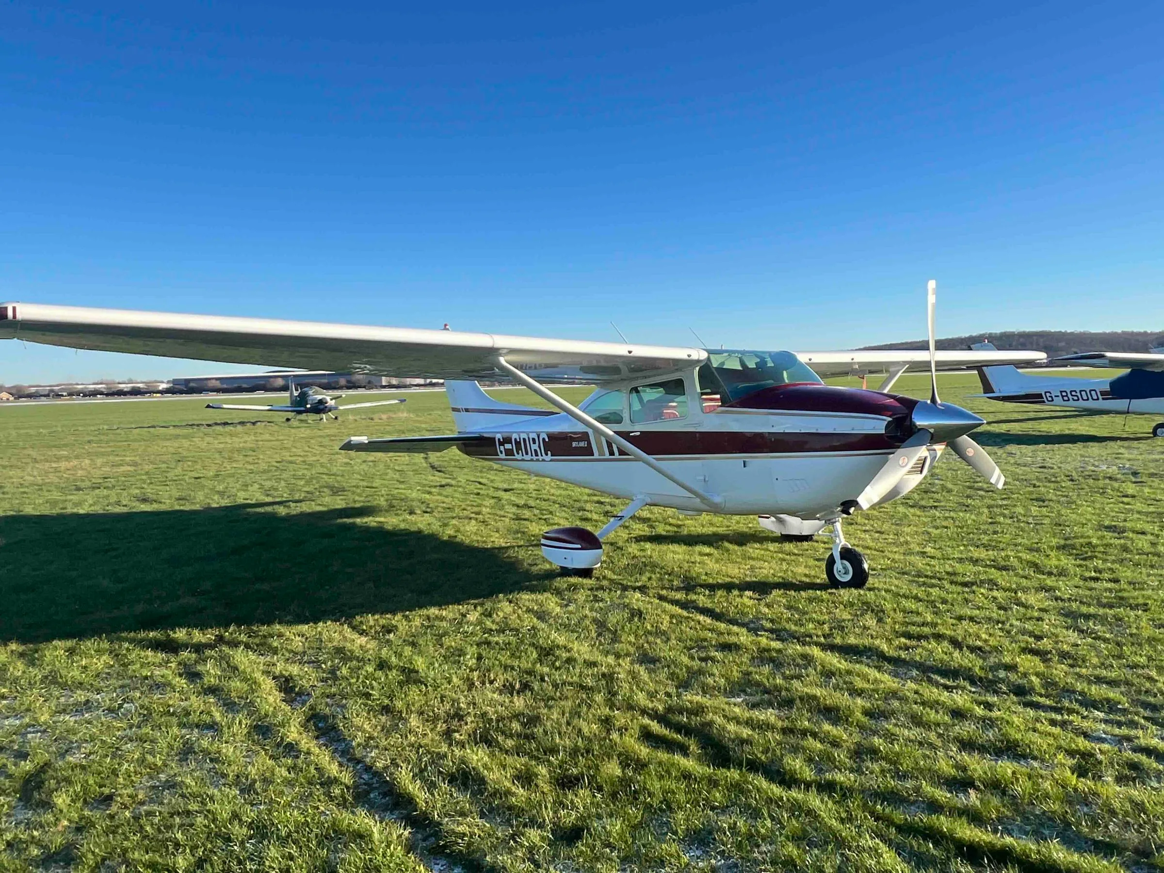 Exterior view of a 1979 Cessna 182Q Skylane.
